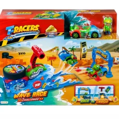 MAGIC BOX Vehículos, Trenes Y Parkings-T-Racers Serie 2 Pista Wave Race Challenge