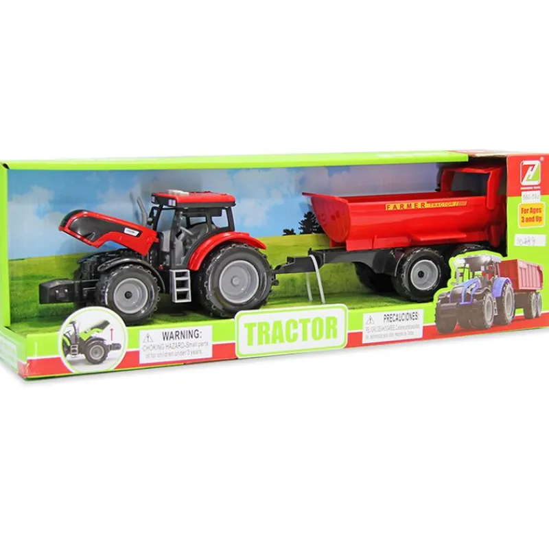 DRIM DISCOUNT Vehículos, Trenes Y Parkings-Tractor con Remolque Infantil
