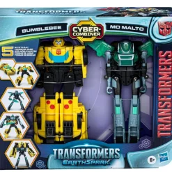 Transformer Cyber Combiner Pack Malto y Bumblebee*HASBRO Clearance