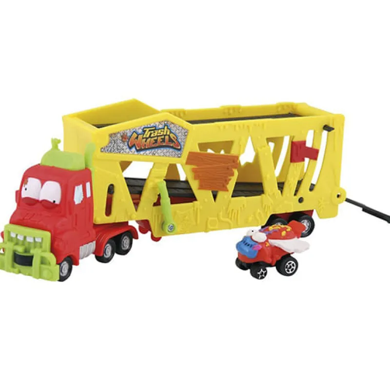GIOCHI PREZIOSI Vehículos, Trenes Y Parkings-Trash Wheels camión + coche