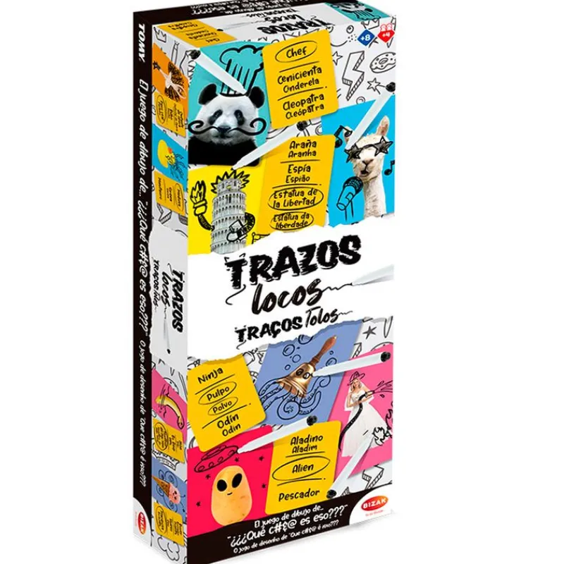 BIZAK Juegos De Mesa|Amigos Y Familia-Trazos Locos Juego
