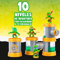 FAMOSA Manualidades|Figuras Y Figuras De Acción-Treasure X Sewer Tortugas Ninja Sorpresa