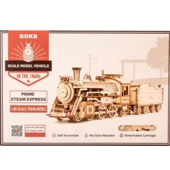 Tren Express Vapor Maqueta de Madera*MADNESS TOYS Sale