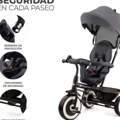 Triciclo Aston Grey*KINDERKRAFT New