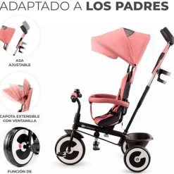 KINDERKRAFT Triciclos|Triciclos-Triciclo Aston Pink