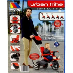 Triciclo Rojo con Ruedas de Goma*MOLTO Hot