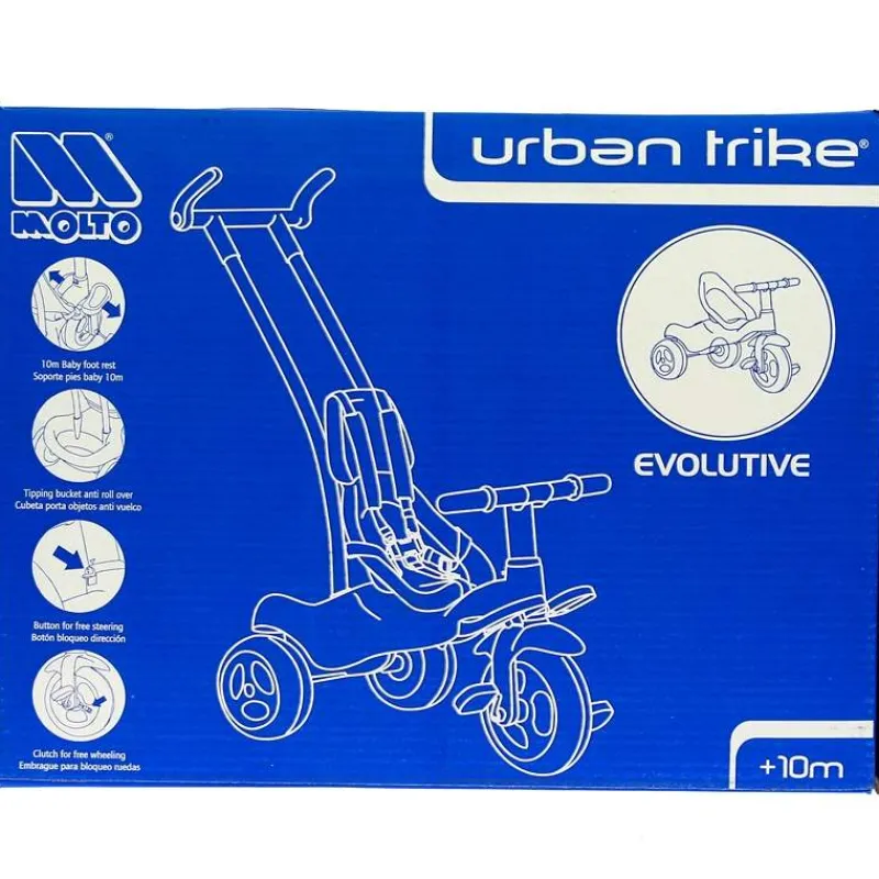 Triciclo Rojo con Ruedas de Goma*MOLTO Hot