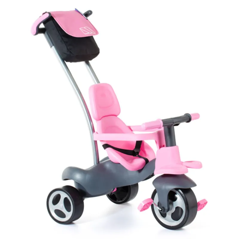 MOLTO Bicicletas, Correpasillos Y Triciclos-Triciclo Rosa con Ruedas de Goma