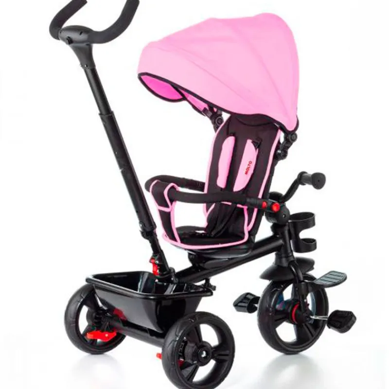 MOLTO Bicicletas, Correpasillos Y Triciclos-Triciclo Urban Trike Evolutivo Rosa