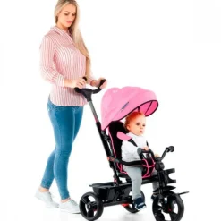 MOLTO Bicicletas, Correpasillos Y Triciclos-Triciclo Urban Trike Evolutivo Rosa