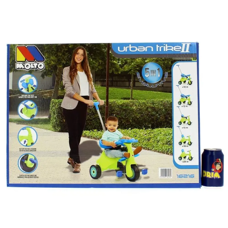 Triciclo Urban Trike II Verde*MOLTO Hot