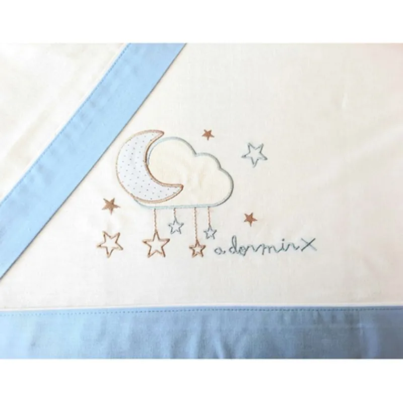 Triptico sabanas de cuna de 120*60 A Dormir Azul*MON BABY Clearance