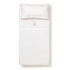 Triptico Sábanas cuna de 120*60 Elefante Bco/Az*INTERBABY Sale