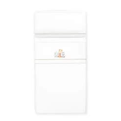 INTERBABY Ropa De Cuna-Triptico Sábanas cuna de 120*60 Jirafa Broche