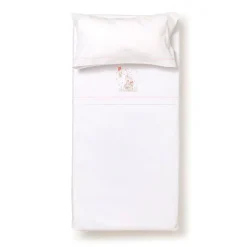 Triptico Sábanas cuna de 120*60 Elefante Bco/Rs*INTERBABY Clearance