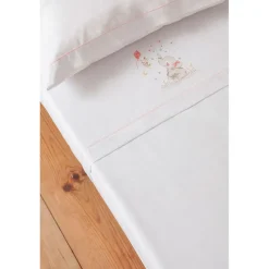 Triptico Sábanas cuna de 120*60 Elefante Bco/Rs*INTERBABY Clearance