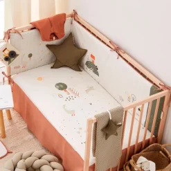 Triptico Sábanas cuna de 120*60 Granja*BIMBI DREAMS Outlet