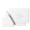 INTERBABY Ropa De Cuna-Triptico Sábanas cuna de 120*60 Leon con Broche