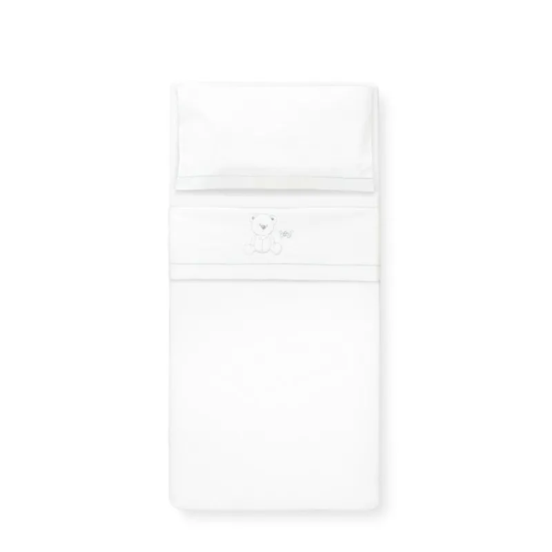 INTERBABY Ropa De Cuna-Triptico Sábanas cuna de 120*60 Leon con Broche