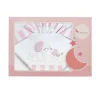 Triptico Sábanas para cuna de 120*60 Perrito Rosa*INTERBABY Outlet
