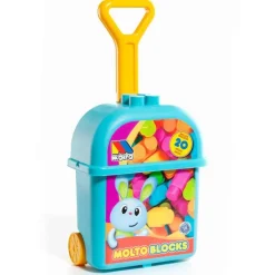 MOLTO Primera Infancia Y Preescolar|Puzzles Y Construcciones-Trolley con Bloques Azul