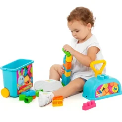 MOLTO Primera Infancia Y Preescolar|Puzzles Y Construcciones-Trolley con Bloques Azul