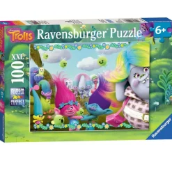 RAVENSBURGER Puzzles Y Construcciones-Trolls Puzzle 100 Piezas