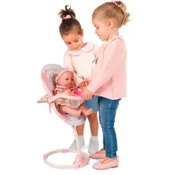 DECUEVAS Juegos Y Juguetes De Imitación-Trona Columpio 3x1 para Muñecas Koala