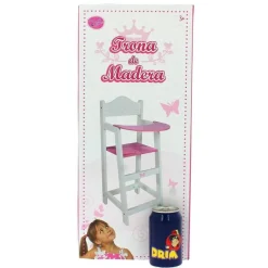 SELECCION DRIM Juegos De Madera-Trona de Madera Blanca