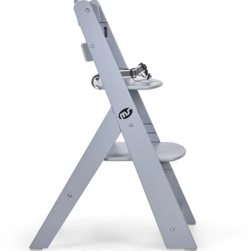 Trona madera gris con cojín Full Rosa*MS Outlet