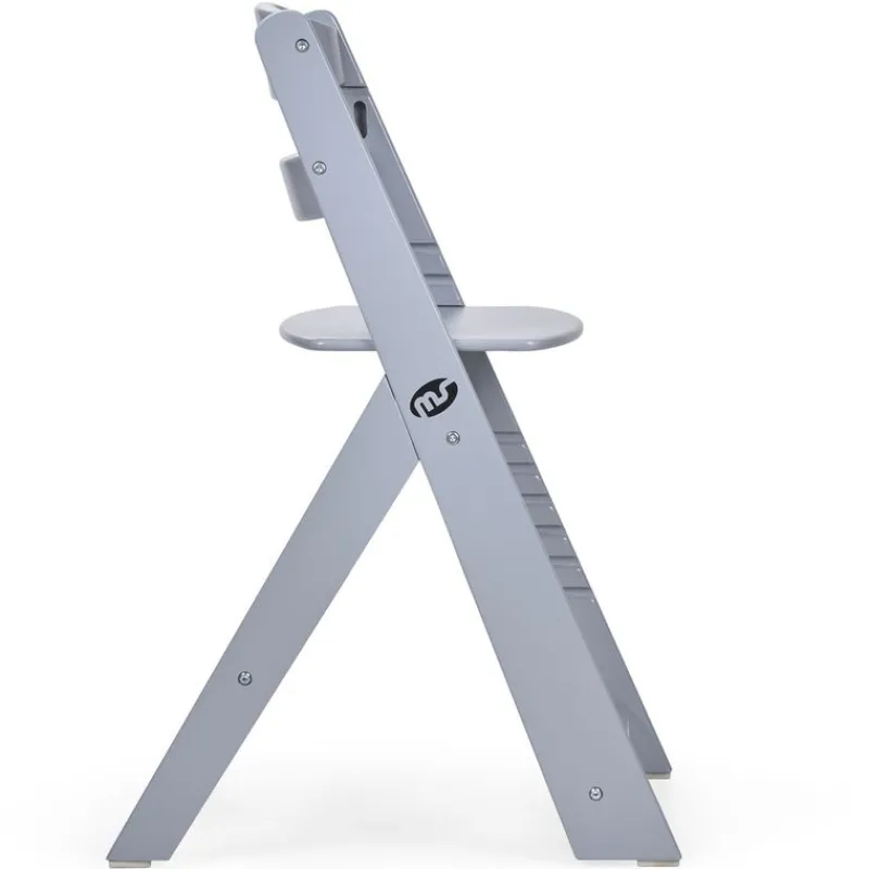 Trona madera gris con cojín Full Rosa*MS Outlet