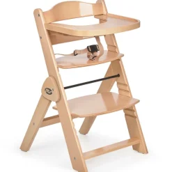 Trona madera plegable con cojín Full Rosa*MS Best