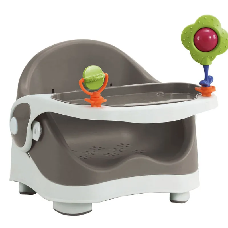 OLMITOS Tronas De Viaje-Trona Portátil con juegos Light Coffee