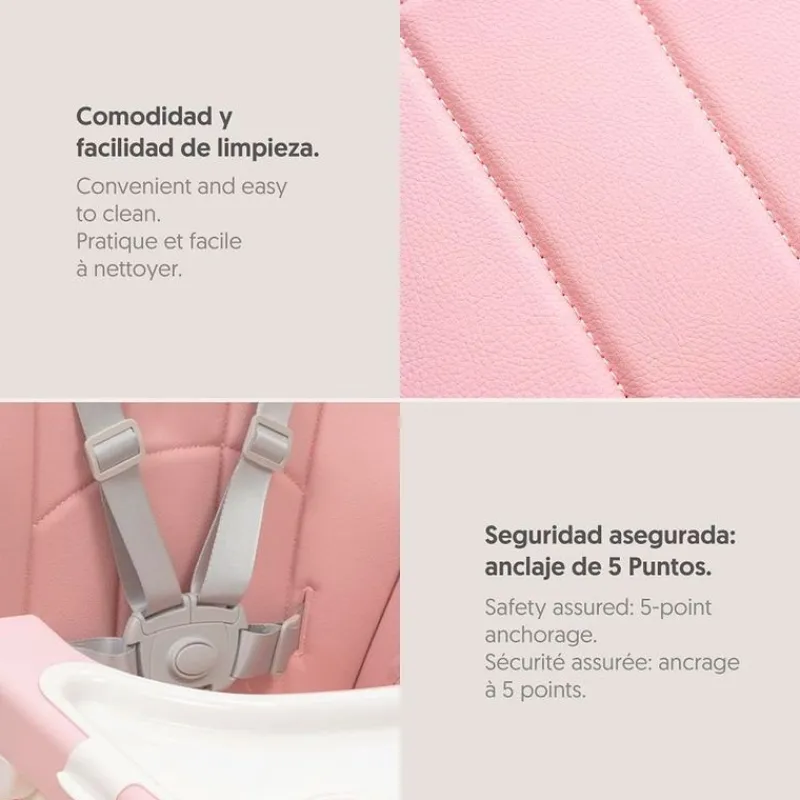 INTERBABY Tronas-Trona Pratic Polipiel Rosa