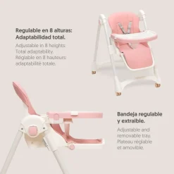 INTERBABY Tronas-Trona Pratic Polipiel Rosa