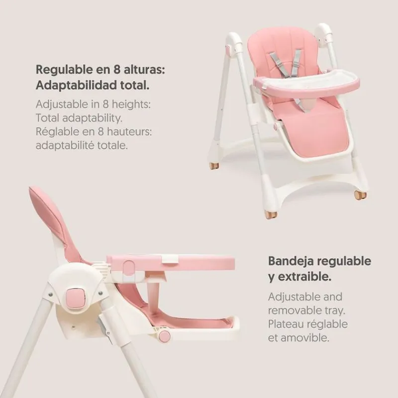 INTERBABY Tronas-Trona Pratic Polipiel Rosa