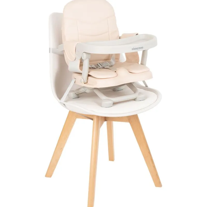 KIKKABOO Tronas De Viaje-Trona sobresilla Beige
