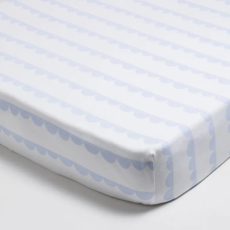 Tríptico de Sábanas de Cuna de 60/70 cm Cloud Azul*BONJOURBÉBÉ Best