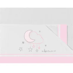 Tríptico de Sábanas de Cuna 60*120 A Dormir Rosa*MON BABY Outlet