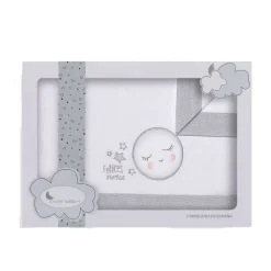Tríptico Sábanas Minicuna Luna Gris*INTERBABY Best