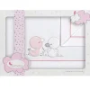 INTERBABY Ropa De Cuna-Tríptico Sábanas Para Cuna 60*120 Patito Rosa