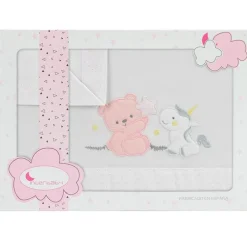 Tríptico Sábanas60*120 Unicornio Rosa*INTERBABY New