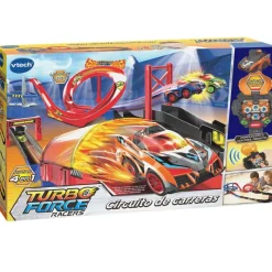 VTECH Vehículos, Trenes Y Parkings-Turbo Force Racers Circuito de Carreras