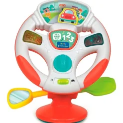 CLEMENTONI Primera Infancia Y Preescolar-Turn & Drive Volante de Actividades