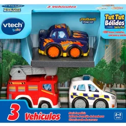 VTECH Vehículos, Trenes Y Parkings-Tut Tut Bólidos Set 3 Vehículos