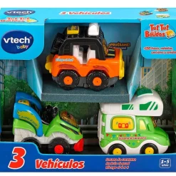 VTECH Vehículos, Trenes Y Parkings-Tut Tut Bólidos Set 3 Vehículos