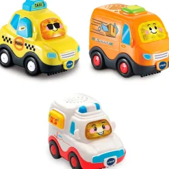 VTECH Vehículos, Trenes Y Parkings-Tut Tut Bólidos Set 3 Vehículos