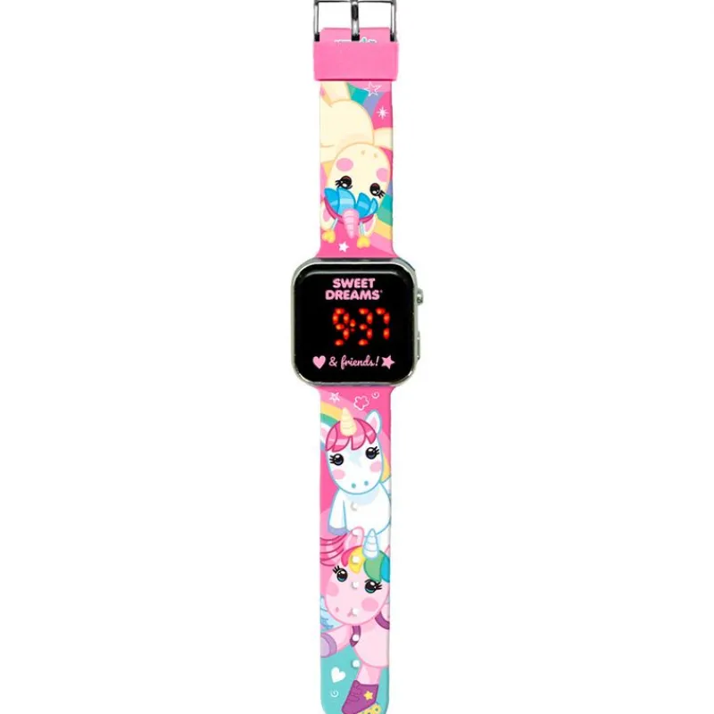 KIDS EUROSWAN Electrónicos-Unicornio Dulces Sueños Reloj LED