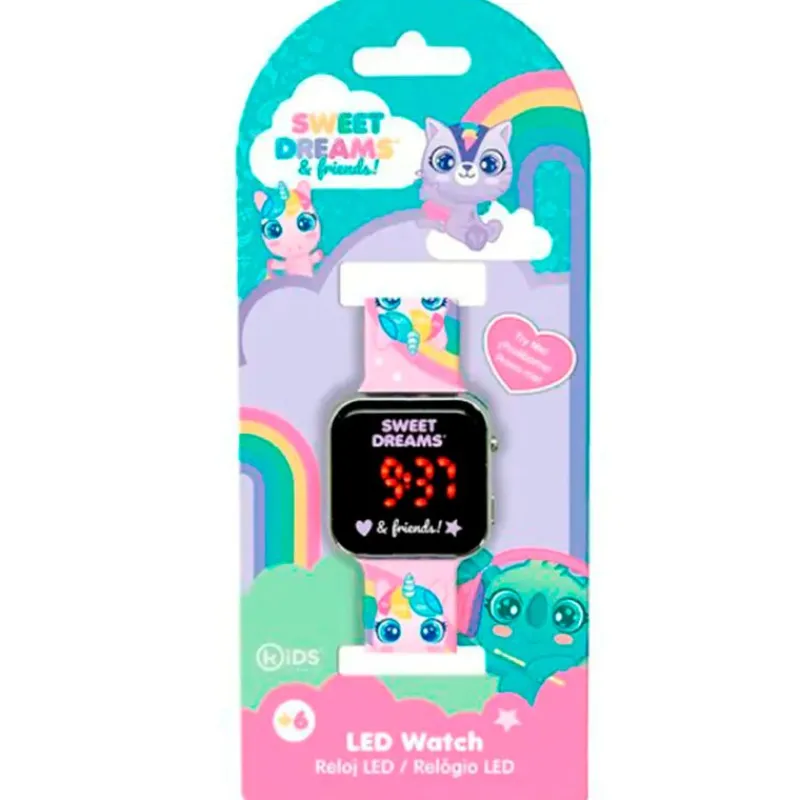 KIDS EUROSWAN Electrónicos-Unicornio Dulces Sueños Reloj LED