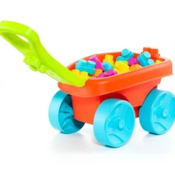 MOLTO Puzzles Y Construcciones-Vagón de Bloques Portátil